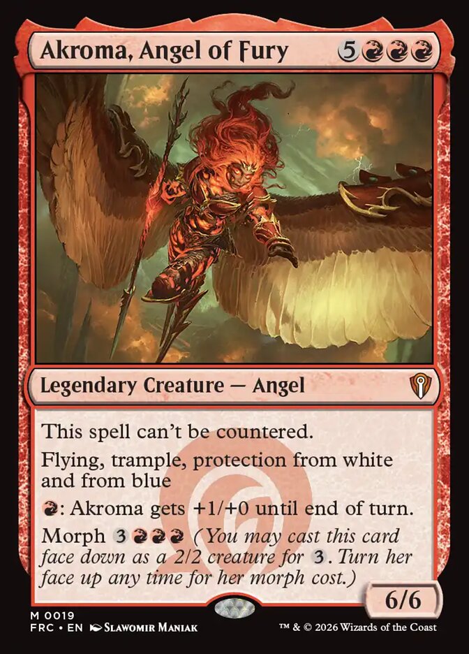 Akroma, Angel of Fury, Reality Fracture Commander Card Art
