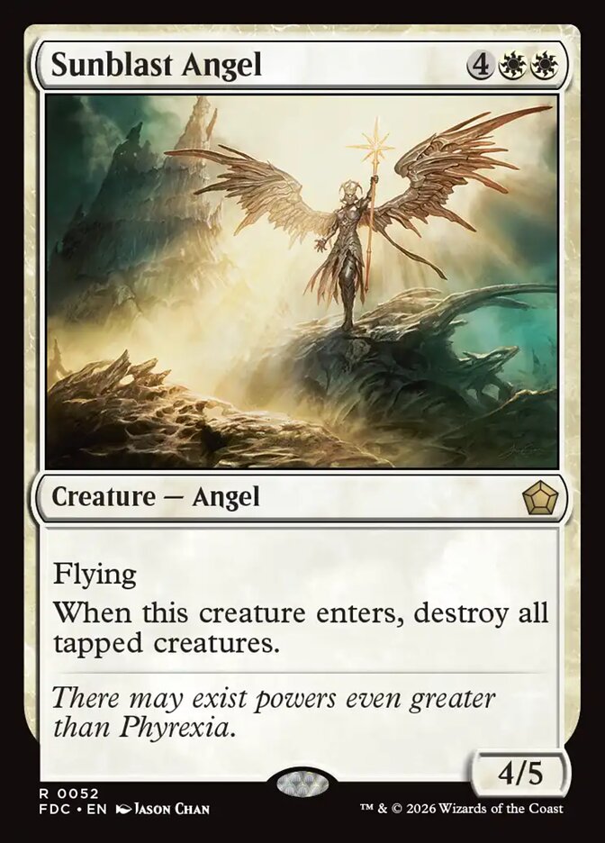Sunblast Angel, Foundations Commander Card Art