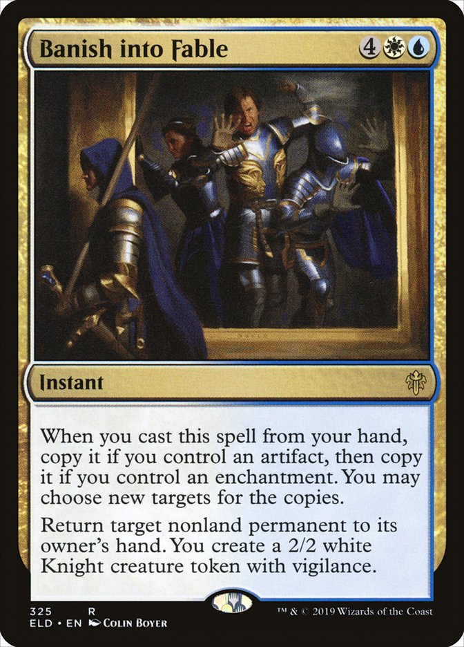 Banish into Fable, Throne of eldraine Card Art