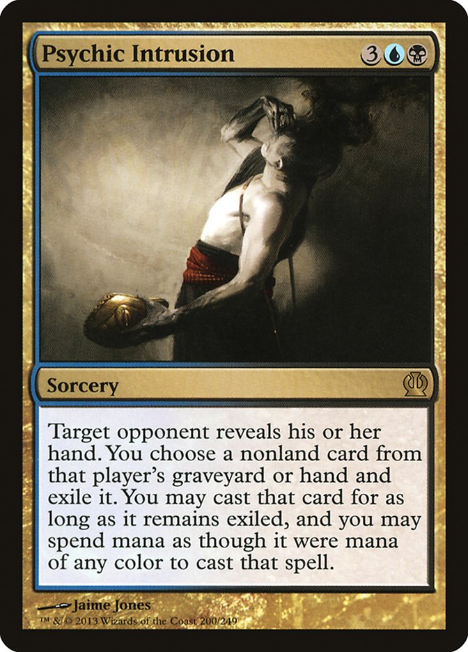 Psychic Intrusion, Theros Card Art