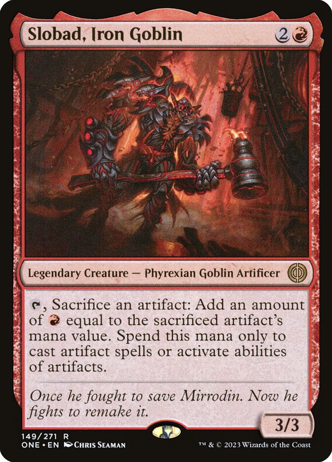 Slobad, Iron Goblin, Phyrexia: All Will Be One Card Art