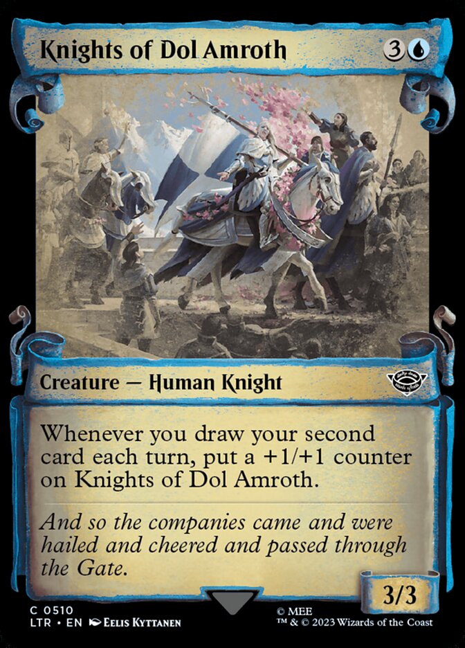 Knights of Dol Amroth, The lord of the rings: tales of middle-earth Card Art
