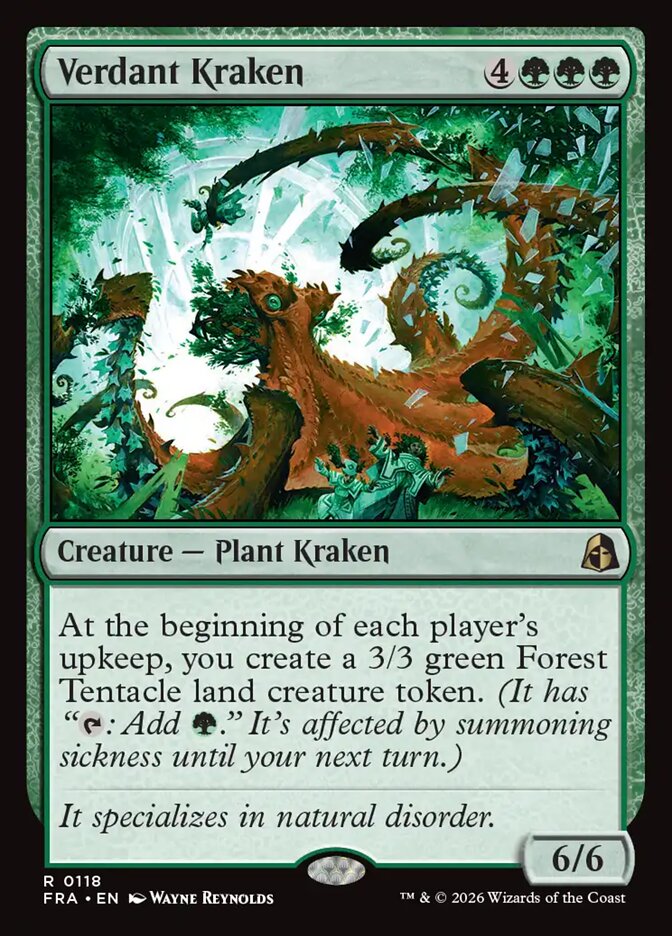 Verdant Kraken, Reality Fracture Card Art