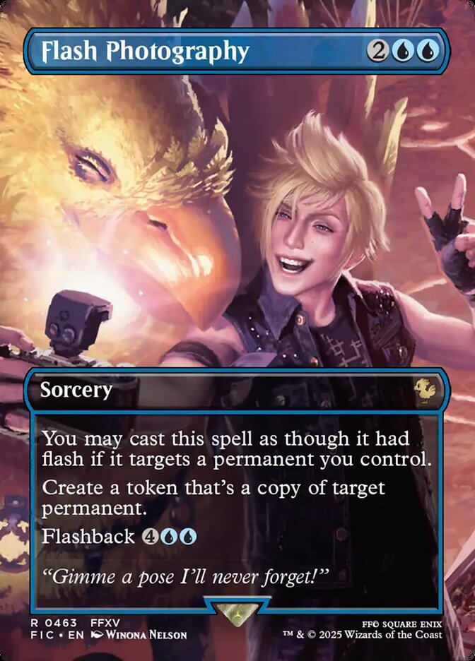 Flash Photography, Final Fantasy Commander Card Art