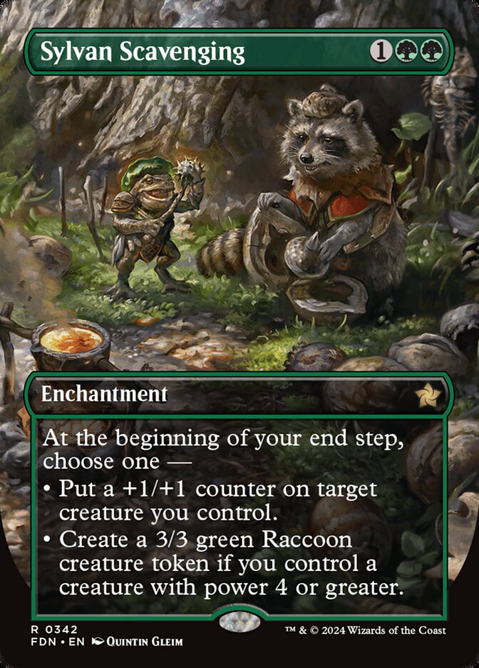Sylvan Scavenging, Foundations Card Art