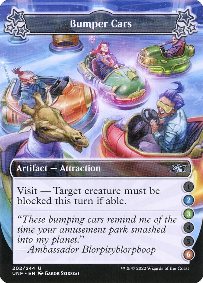 Bumper Cars, Unfinity Card Art