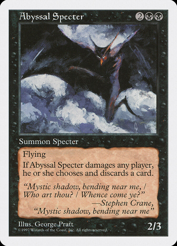 Abyssal Specter, Fifth Edition Card Art