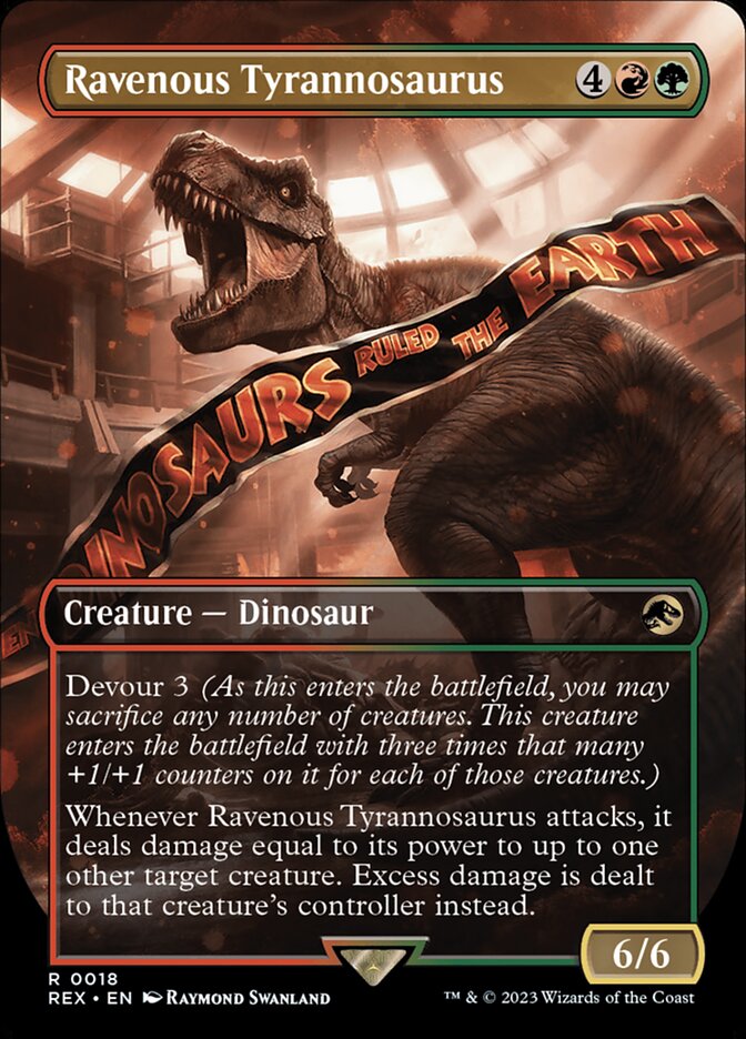 Ravenous Tyrannosaurus - Foil