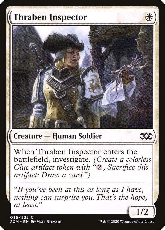 Thraben Inspector, Double Masters Card Art