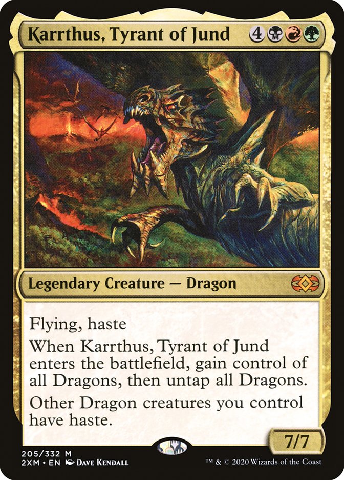 Karrthus, Tyrant of Jund, Double masters Card Art