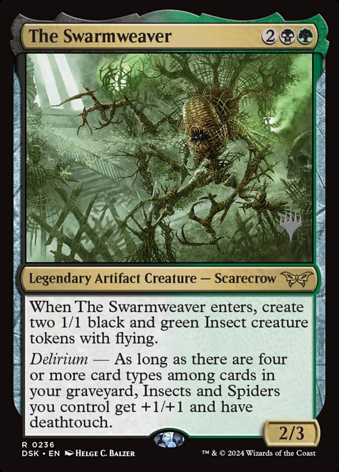 The Swarmweaver, Duskmourn: House Of Horror Promos Card Art