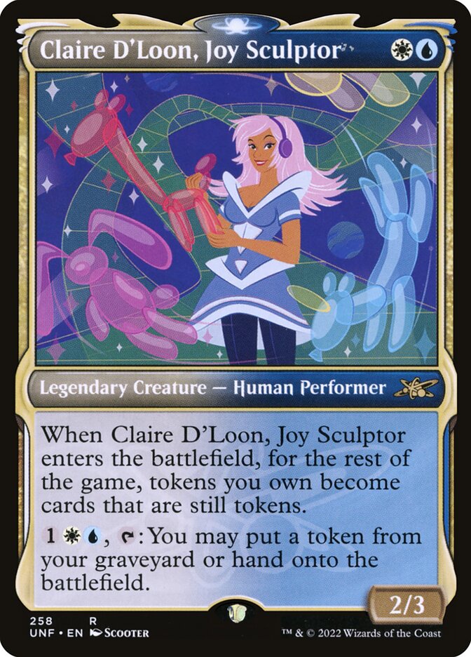 Claire D'Loon, Joy Sculptor, Unfinity Card Art