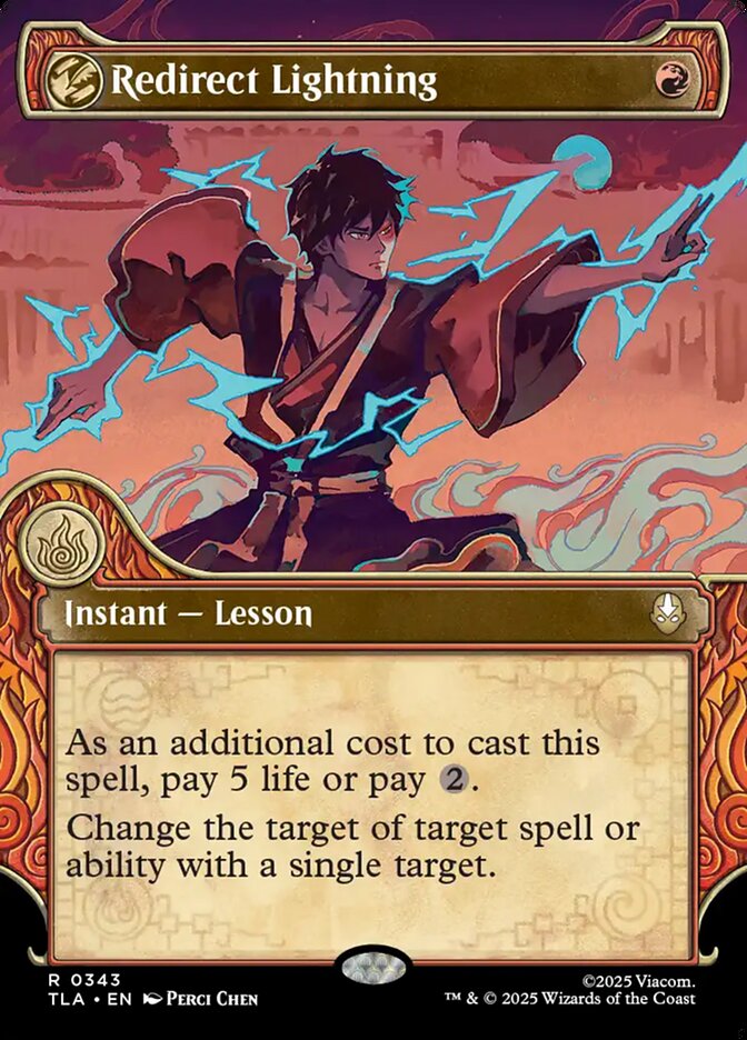 Redirect Lightning, Avatar: The Last Airbender Card Art
