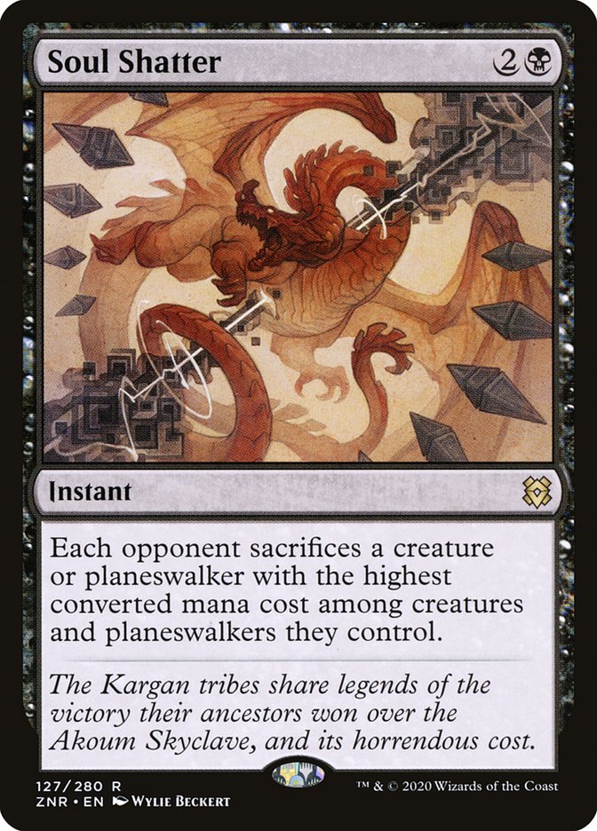 Soul Shatter, Zendikar Rising Card Art