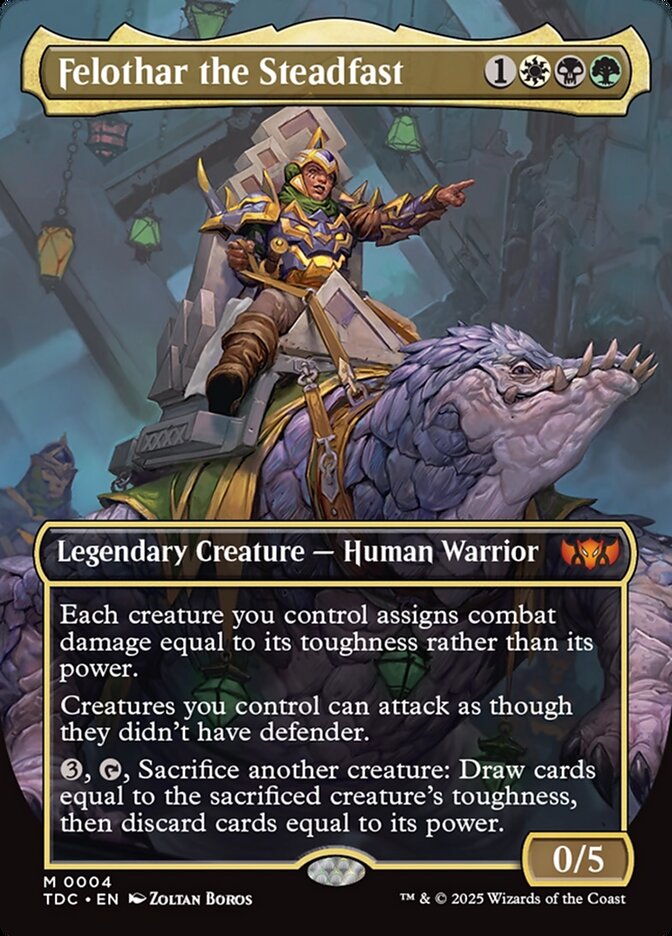 Felothar the Steadfast, Tarkir: Dragonstorm Commander Card Art