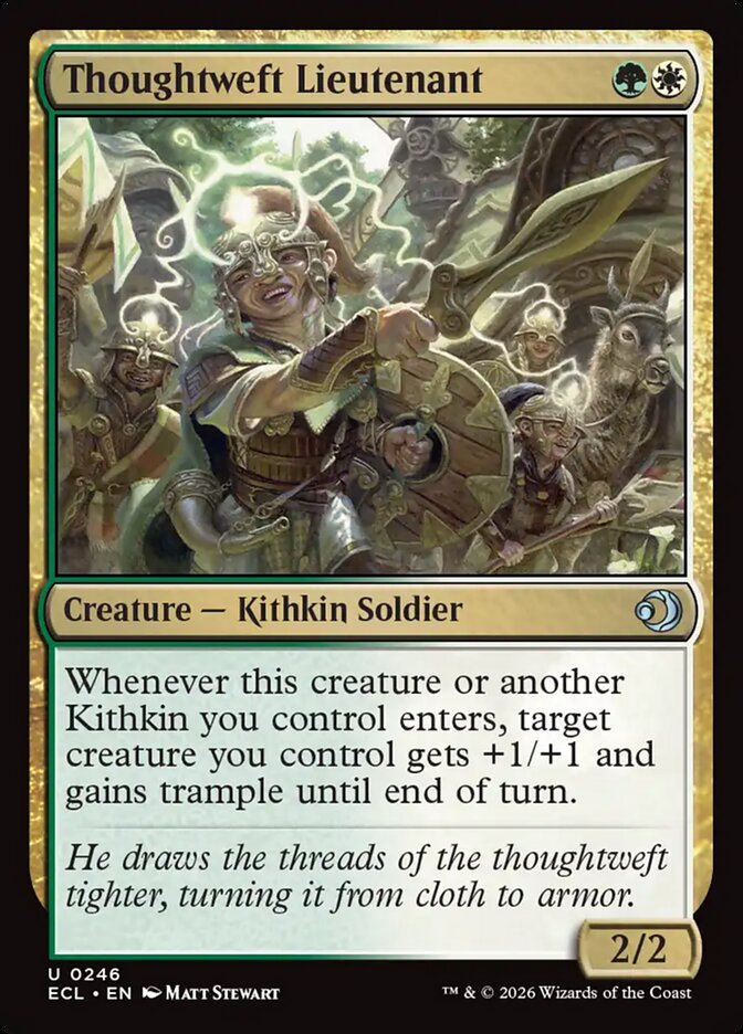 Thoughtweft Lieutenant, Lorwyn Eclipsed Card Art