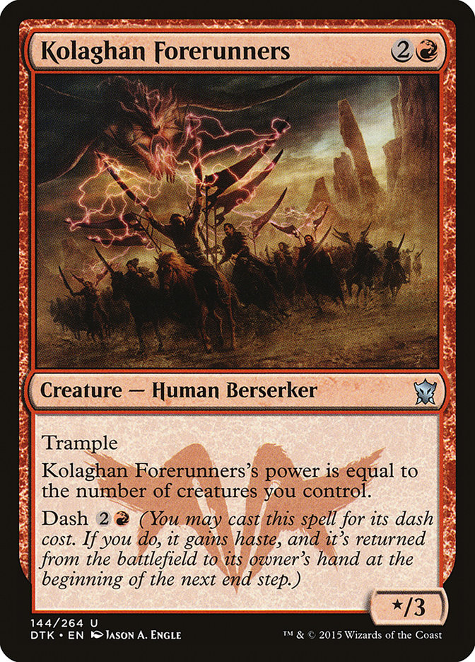 Kolaghan Forerunners, Dragons Of Tarkir Card Art