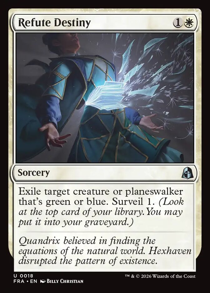 Refute Destiny, Reality Fracture Card Art