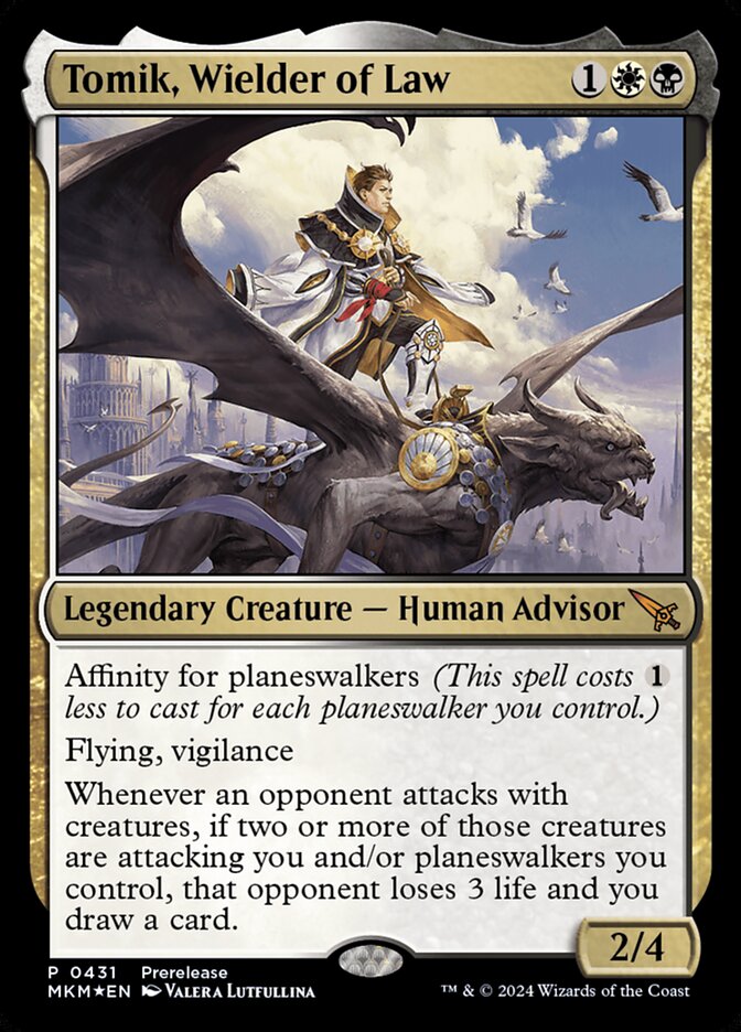 Tomik, Wielder of Law - Foil