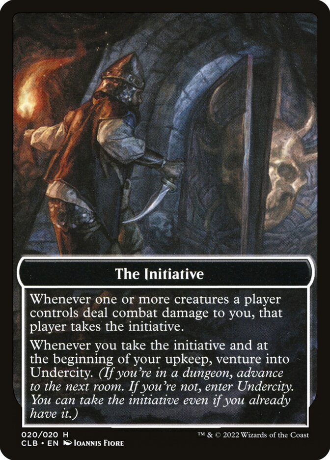 Undercity // The Initiative, Battle For Baldur'S Gate Tokens Card Art