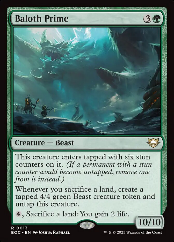 Baloth Prime, Edge Of Eternities Commander Card Art