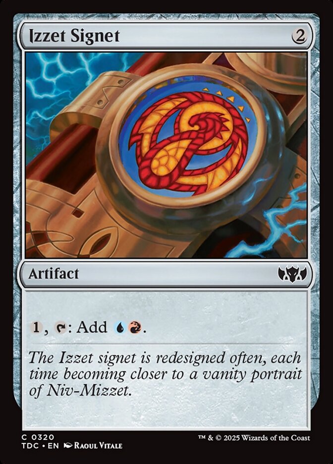 Izzet Signet, Tarkir: Dragonstorm Commander Card Art