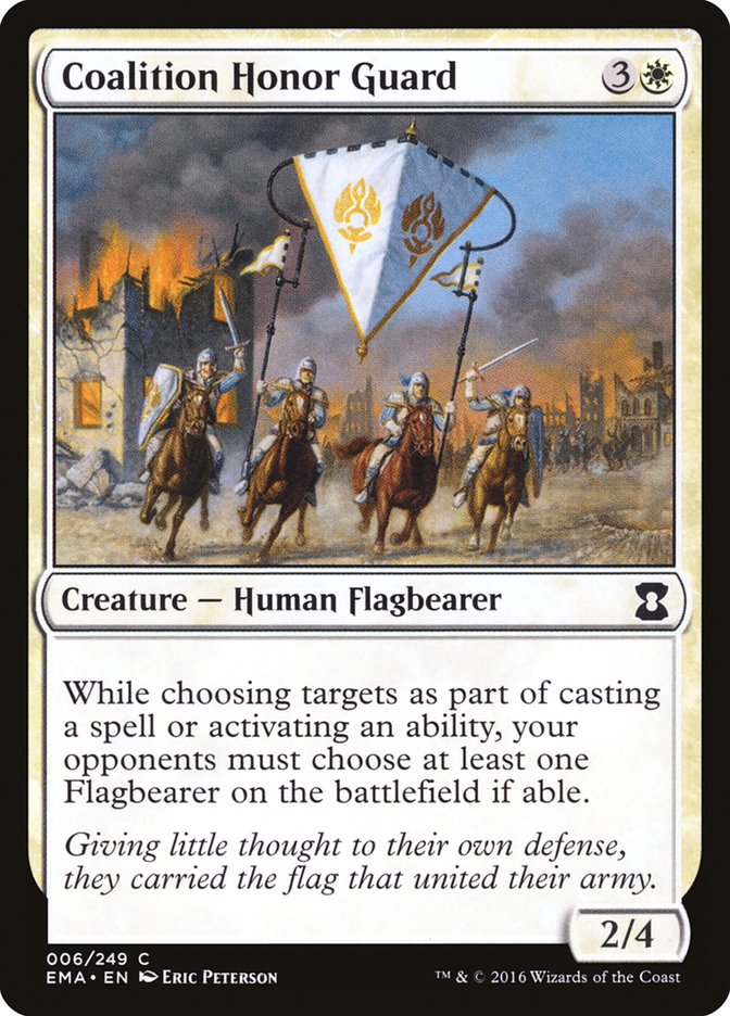 Coalition Honor Guard, Eternal Masters Card Art
