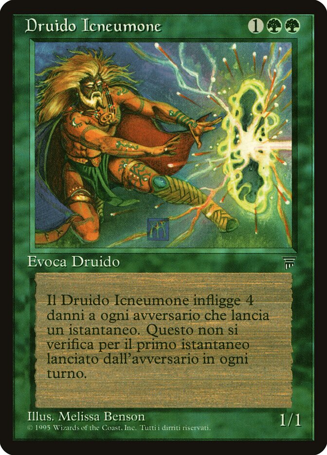 Ichneumon Druid, Legends Card Art