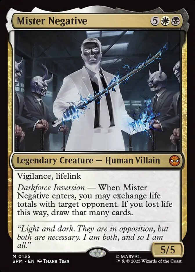 Mister Negative, Marvel'S Spider-Man Card Art