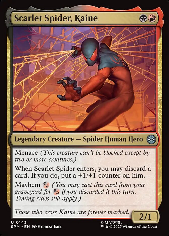 Scarlet Spider, Kaine, Marvel'S Spider-Man Card Art