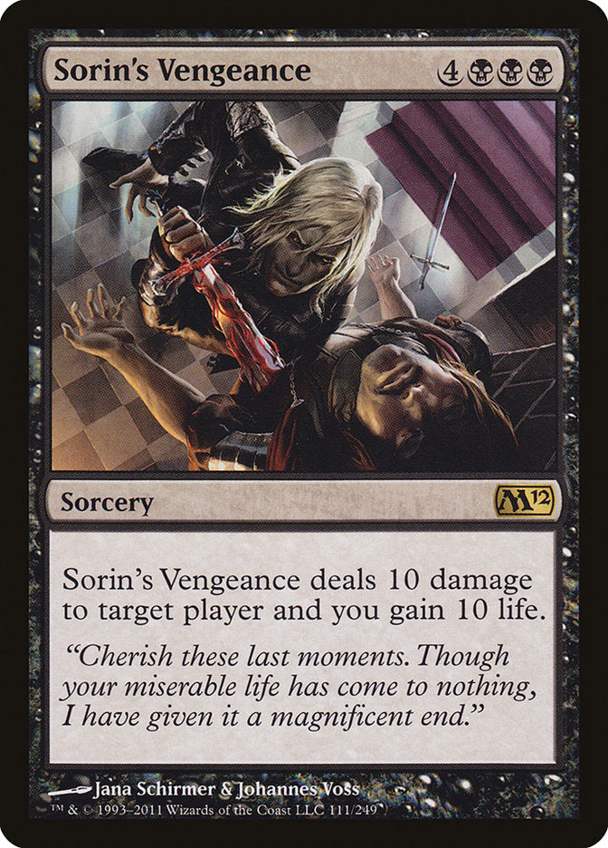 Sorin's Vengeance, Magic 2012 Card Art