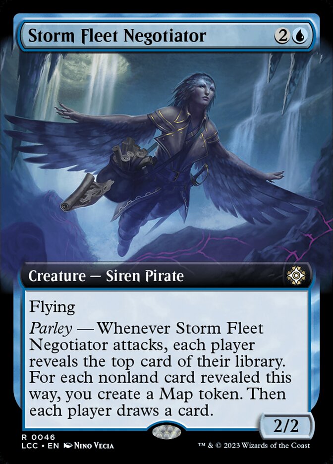 Storm Fleet Negotiator, The Lost Caverns Of Ixalan Commander Card Art