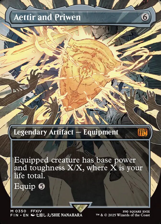 Aettir and Priwen, Final fantasy Card Art