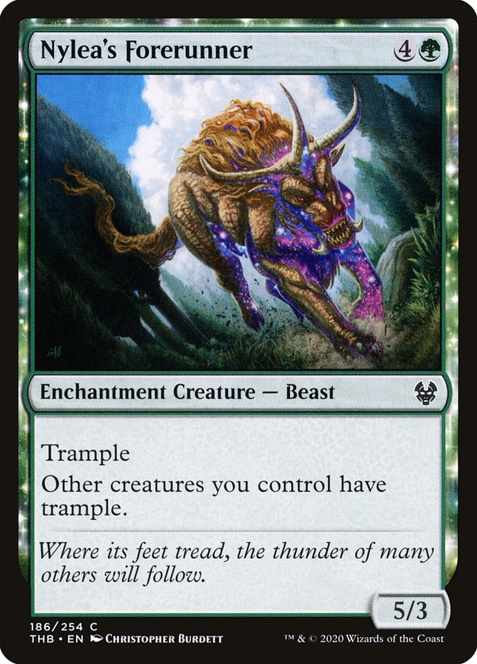 Nylea's Forerunner, Theros beyond death Card Art