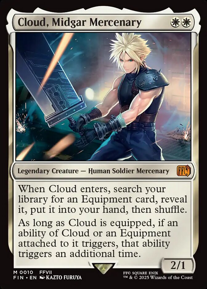 Cloud, Midgar Mercenary, Final fantasy Card Art