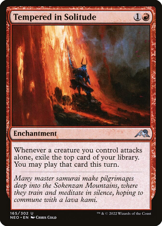 Tempered in Solitude, Kamigawa: neon dynasty Card Art