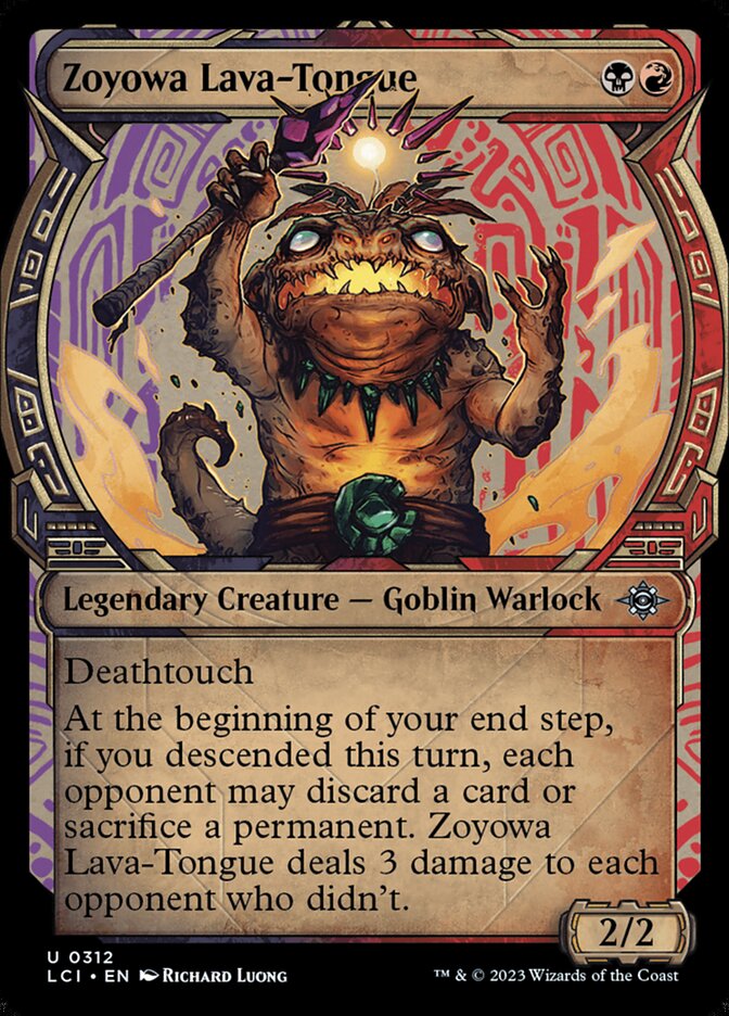 Zoyowa Lava-Tongue, The lost caverns of ixalan Card Art