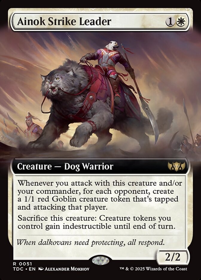 Ainok Strike Leader, Tarkir: dragonstorm commander Card Art