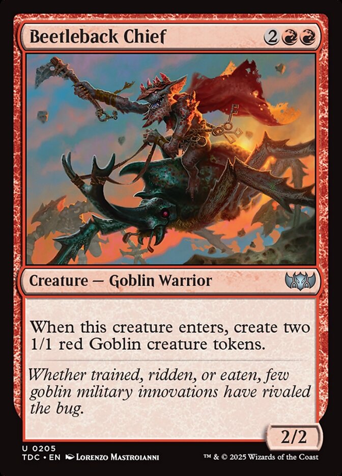Beetleback Chief, Tarkir: Dragonstorm Commander Card Art