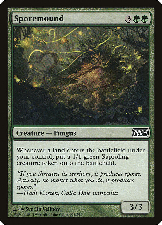 Sporemound, Magic 2014 Card Art
