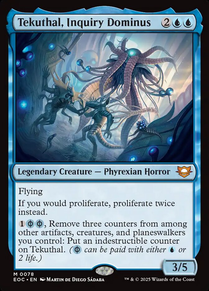Tekuthal, Inquiry Dominus, Edge Of Eternities Commander Card Art