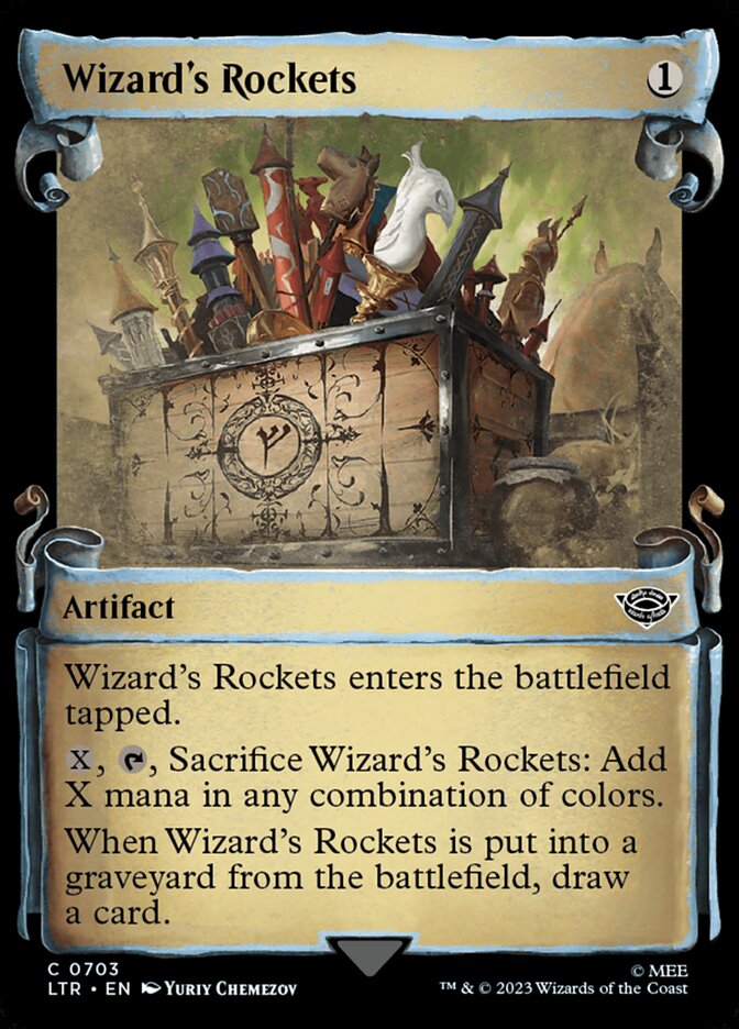 Wizard's Rockets, The lord of the rings: tales of middle-earth Card Art