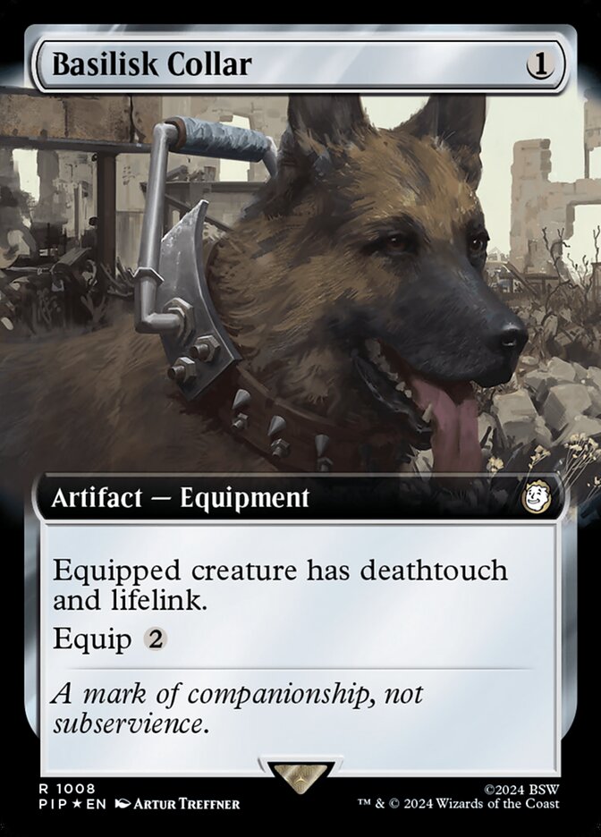 Basilisk Collar, Fallout Card Art