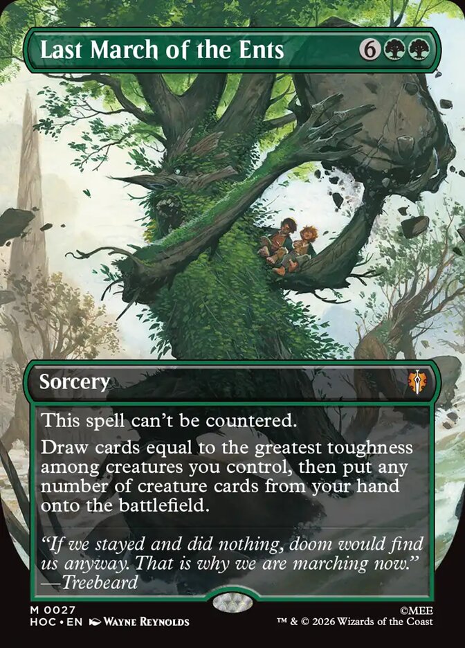 Last March of the Ents, The Hobbit Eternal Card Art