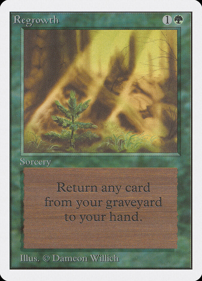 Regrowth, Unlimited Edition Card Art