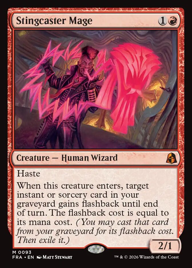 Stingcaster Mage, Reality Fracture Card Art