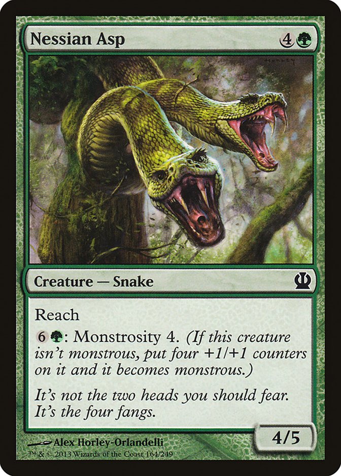 Nessian Asp, Theros Card Art