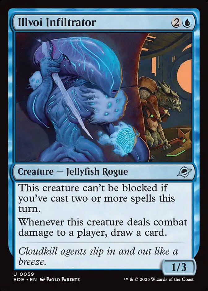 Illvoi Infiltrator, Edge Of Eternities Card Art