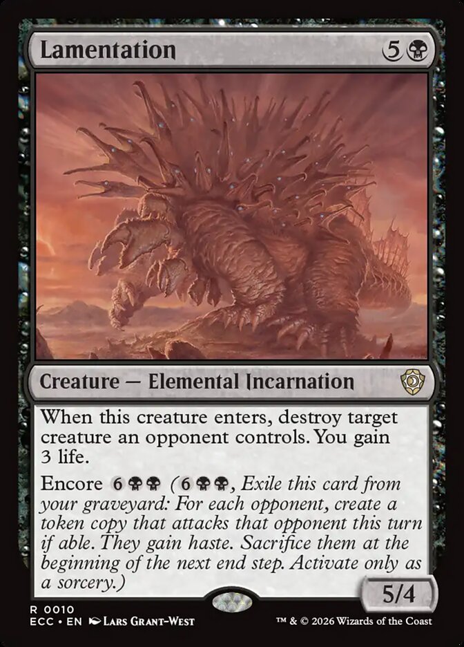 Lamentation, Lorwyn Eclipsed Commander Card Art