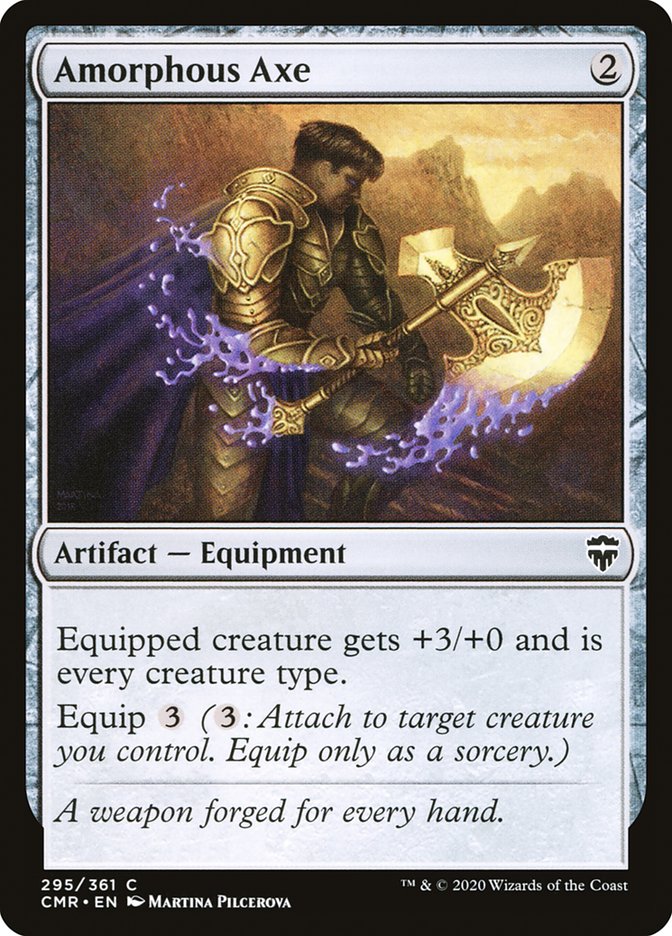 Amorphous Axe, Commander legends Card Art